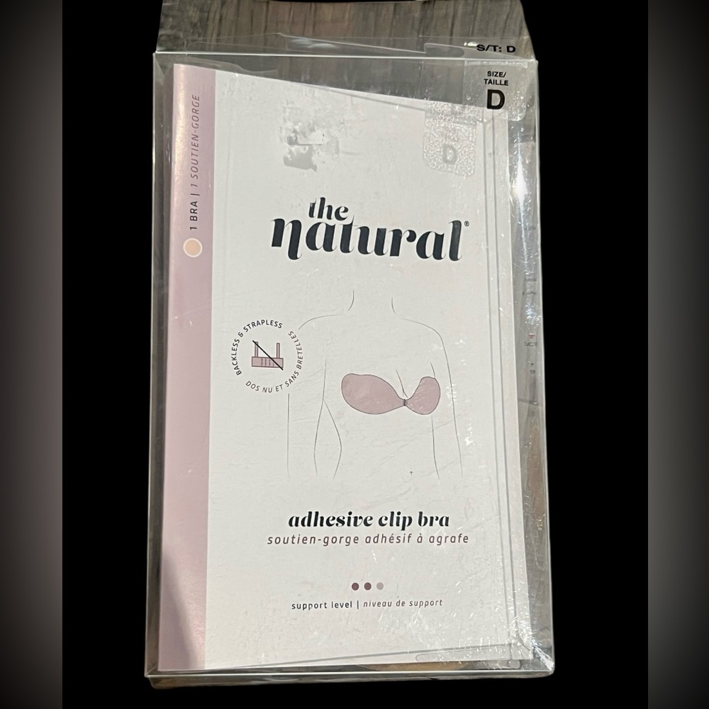 Adhesive Clip Bra - Pink